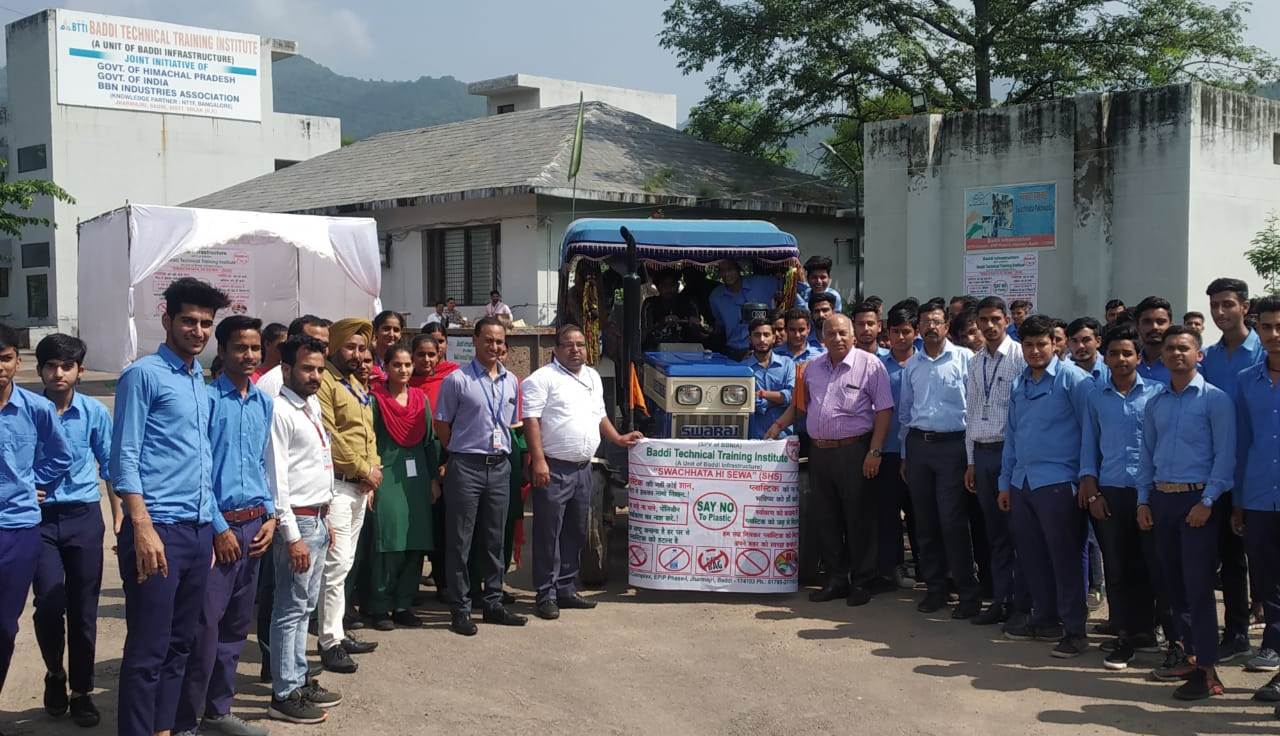 बददी इंफ्रा और बीटीटीआई बनाएगा प्लास्टिक मुक्त बददी