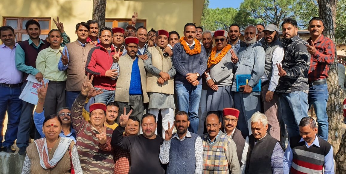 कपूर सिंह वर्मा को चुना गया कसौली भाजपा मंडल का नया अध्यक्ष