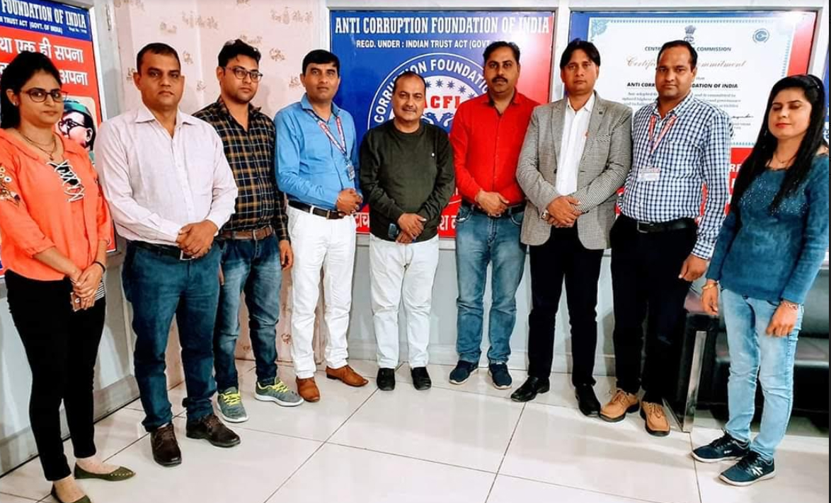 भ्रष्टाचार पर लगाम कसेगा एंटी करप्शन फॉउंडेशन ऑफ इंडिया : अरोड़ा