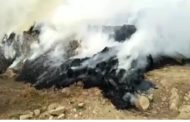 नालागढ़ में आगजनी से चारा जलकर राख,  1 घंटे की मशक्कत के बाद आग पर पाया गया काबू