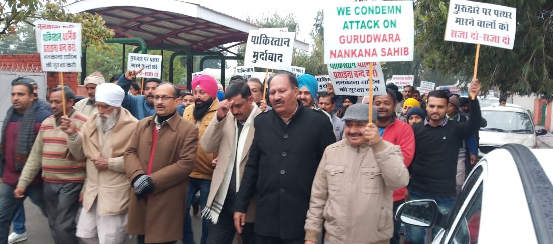पाकिस्तान के ननकाना साहिब में पवित्र गुरुद्वारे पर हुई पत्थरबाजी की घटना घृणित - सतपाल सत्ती