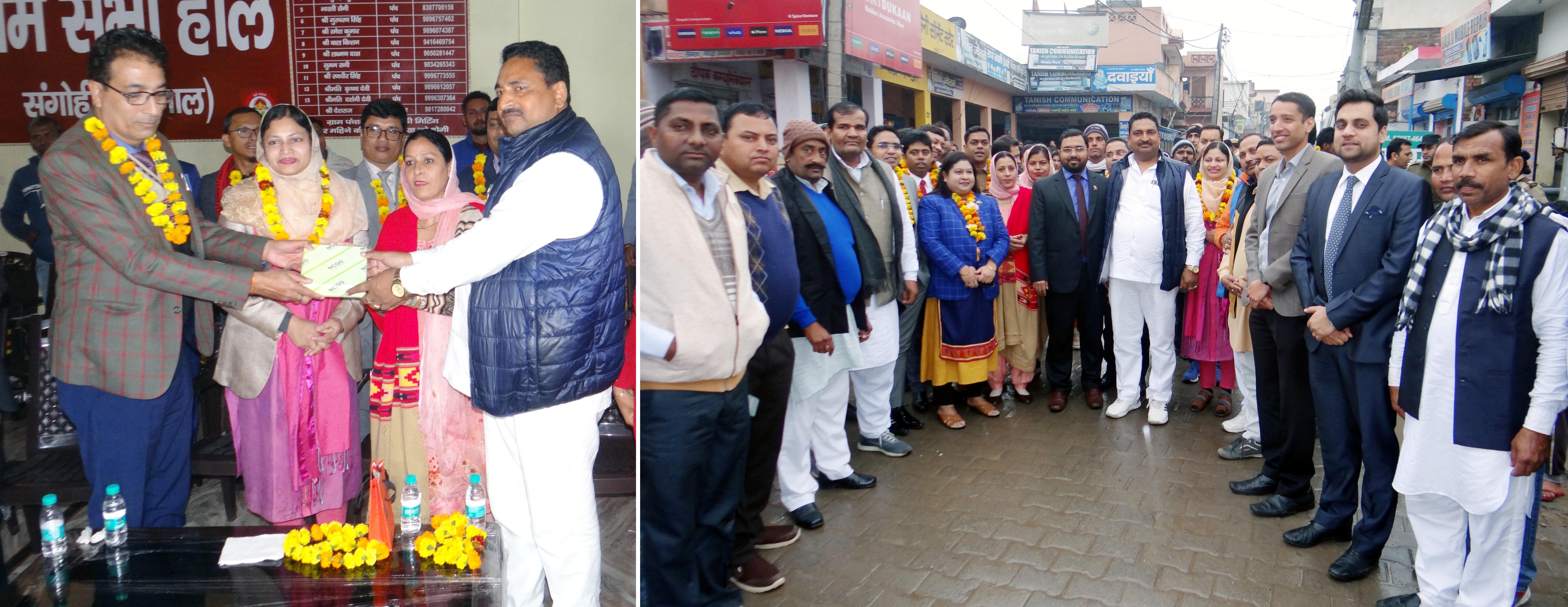 बांग्लादेश के सिविल अधिकारियों ने किया गांव संगोही का दौरा, विकास कार्याे बारे लिया जायजा