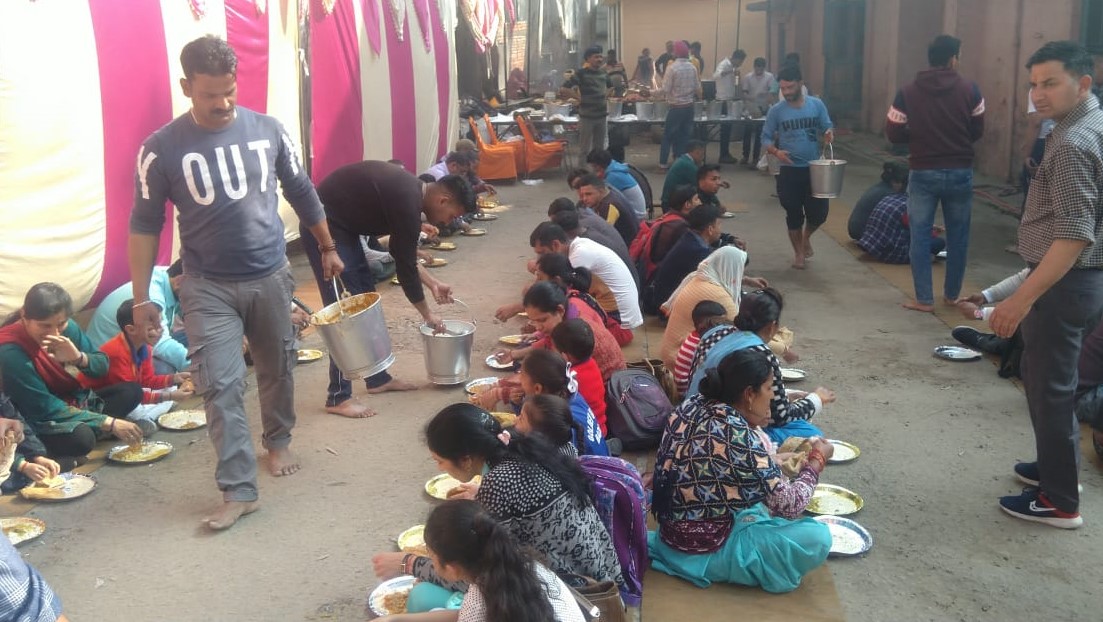 बददी पुलिस थाना में भंडारा आयोजित, बीबीएन को अपराधमुक्त बनाने के लिए हुई पूर्जा अर्चना