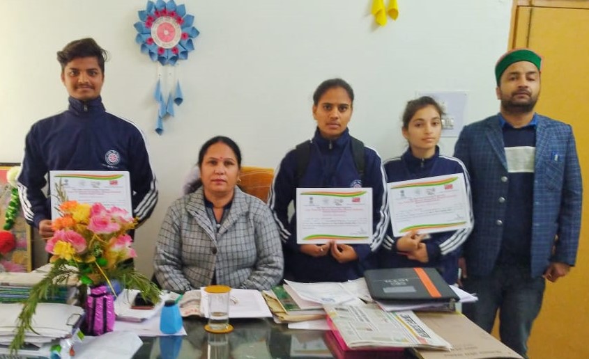 अंतर्राज्यीय युवा आदान प्रदान कार्यक्रम  में अटल बिहारी वाजपेई राजकीय महाविद्यालय bangana के एनएसएस स्वयंसेवकों ने भाग लिया