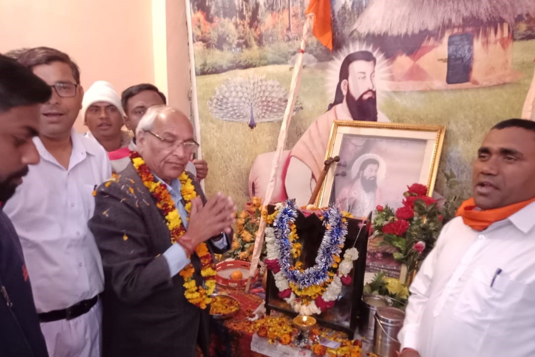 संत गुरु रविदास ने समस्त मानवता की भलाई के लिए किया काम : रामकुमार कश्यप