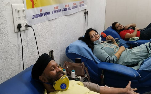 जेसीआई करनाल एजाइल ने लगाया दो दिवसीय रक्तदान शिविर