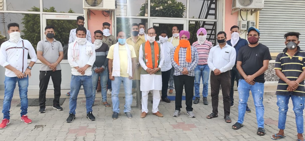 भारतीय जनता युवा मोर्चा मंडल अध्यक्ष रवि जैलदार ने मंडल कार्यकारिणी की घोषणा करी